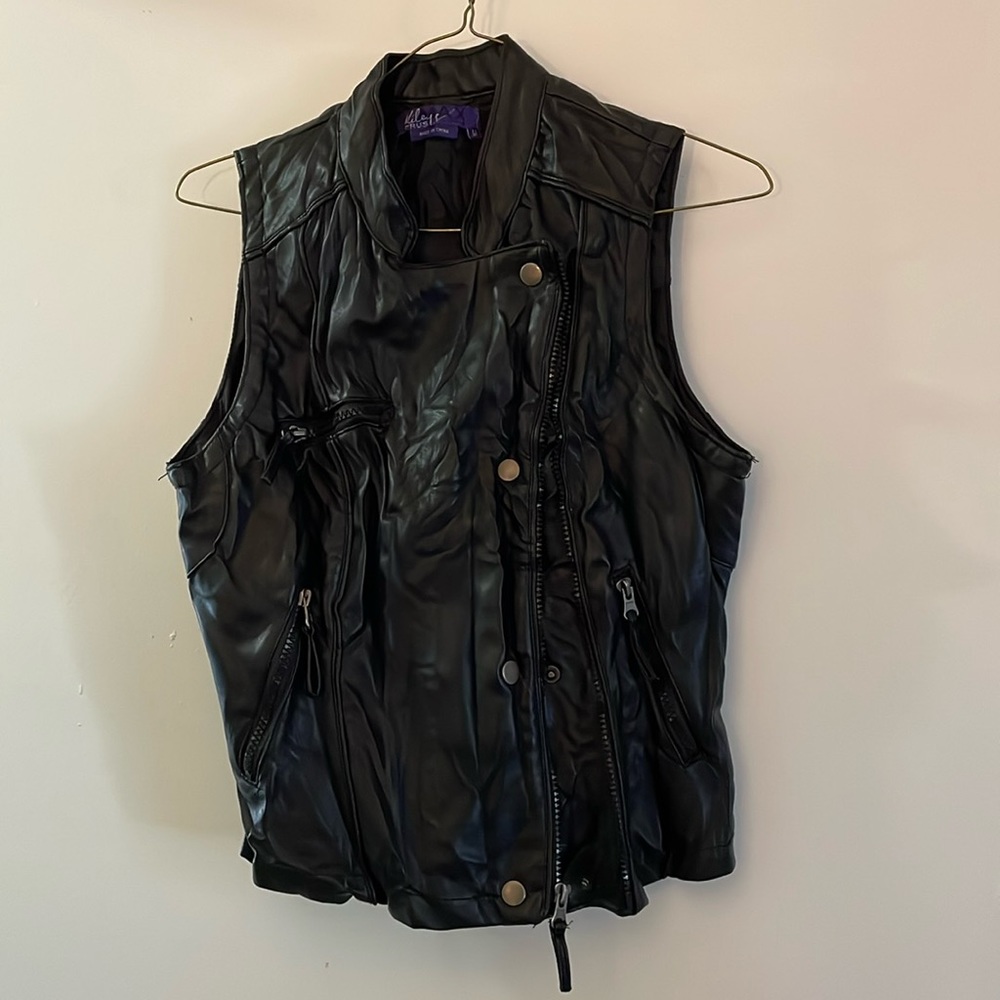 Leather vest
